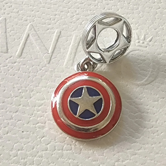 Pandora Jewelry - Pandora Marvel The Avengers Captain America Shield Dangle Charm